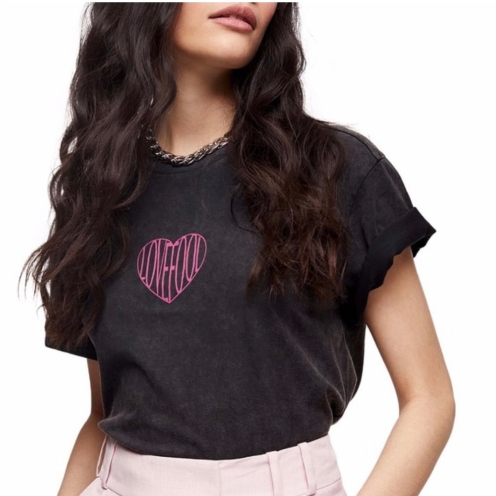 Topshop Idol Lovefool Graphic Tee